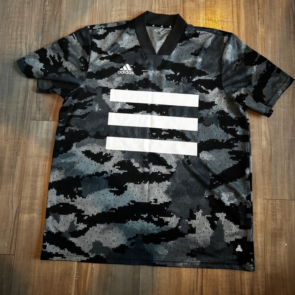 Adidas camo soccer jersey